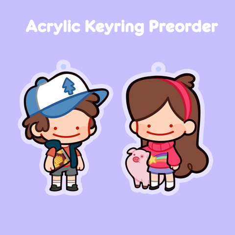 [PREORDER] Gravity Falls Keychains