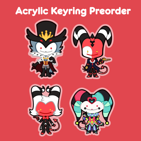 [PREORDER] Helluva Boss Keychains