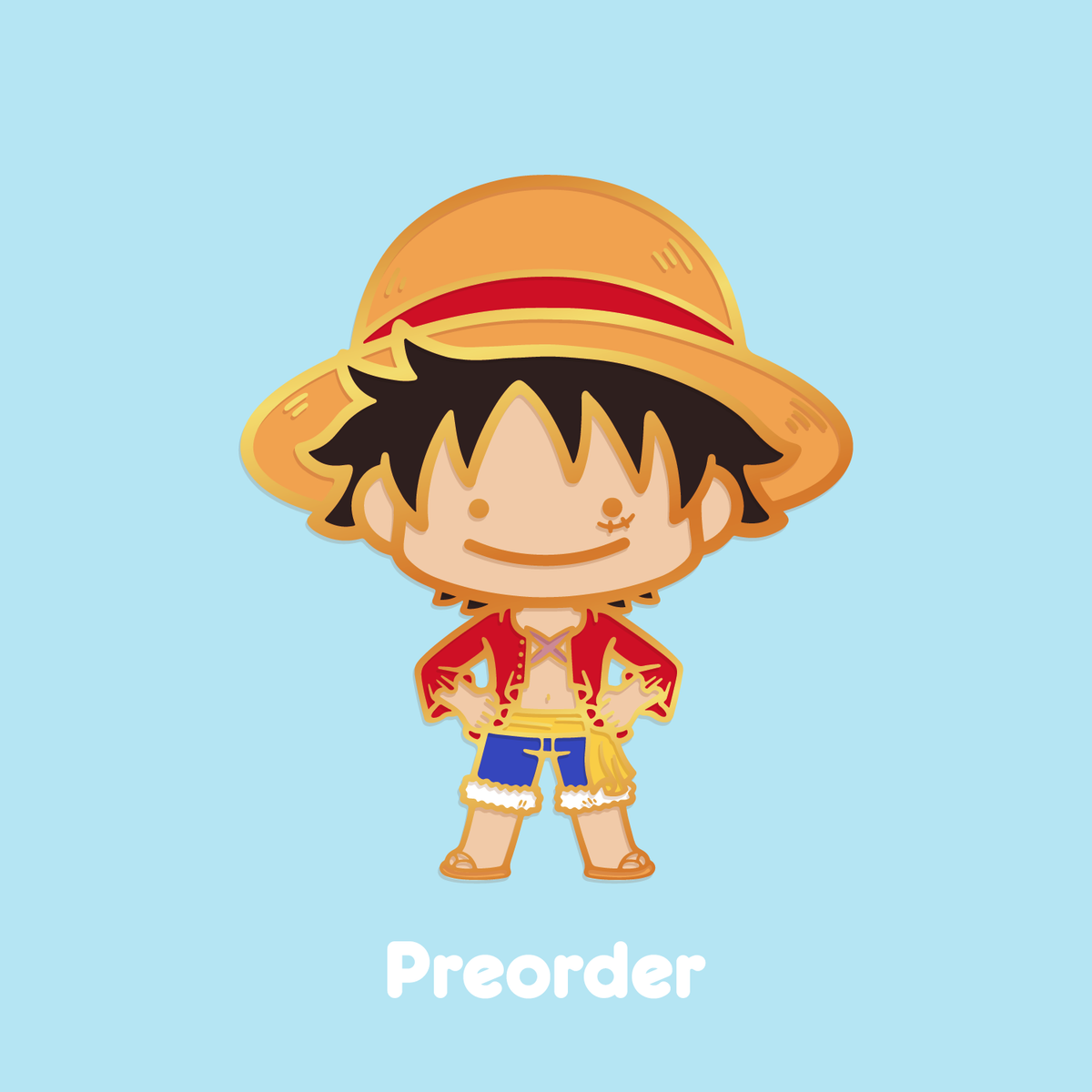 Luffy enamel pin – magicalmaidens